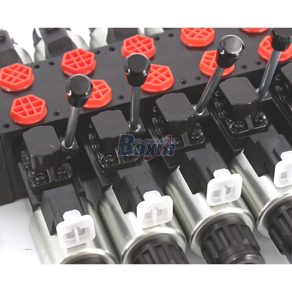 Wholesale DCV56 Solenoid 5 Spool Directional Valve Factory Price detail image